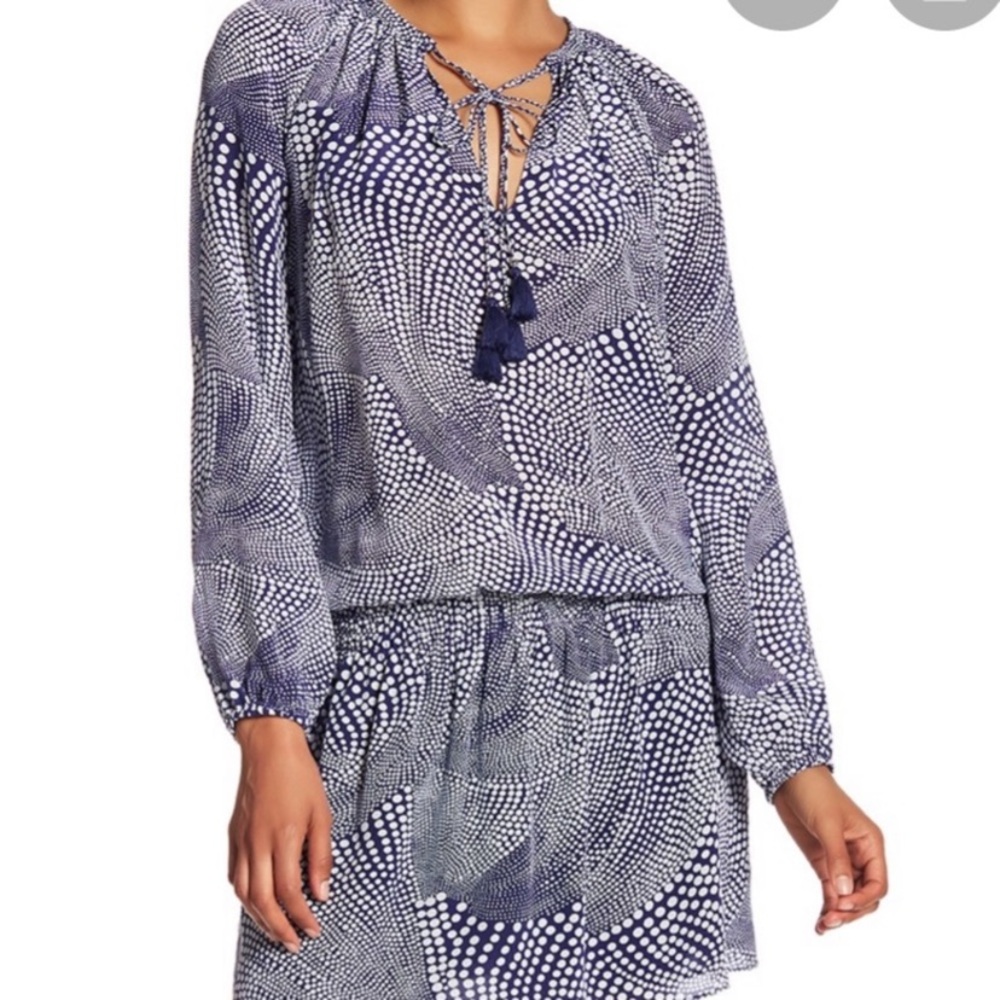 Ramy Brook 100% silk mini dress EUC
